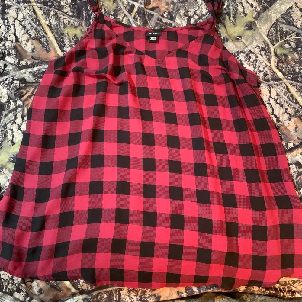 Torrid chiffon tank top 3